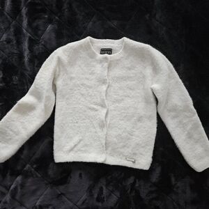 GUESS Kids Cream Cardigan Sweater